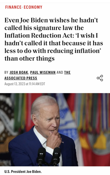 Inflation Reduction Act Lobbying Profile #2