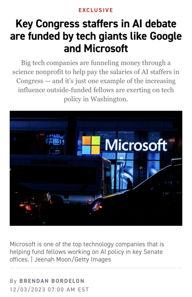 A.I. Lobbying Research