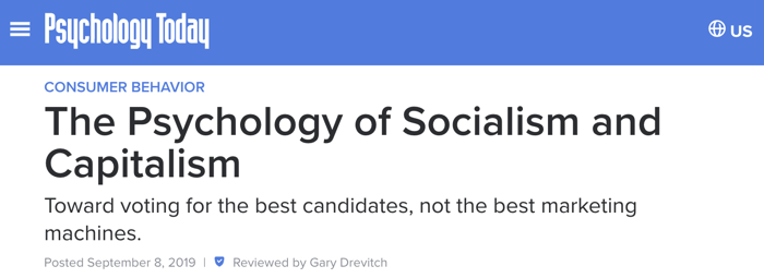 American Political Psychology Snippet